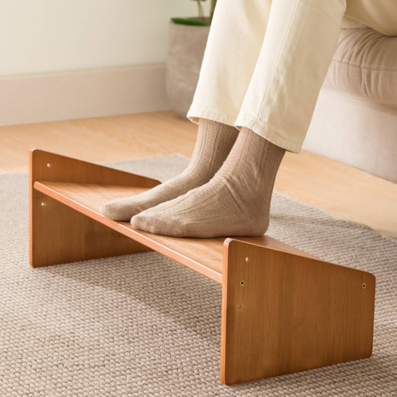 Office Chair - ที่วางเท้าใต้โต๊ะ พื้นผิวกว้าง ที่วางเท้าสำหรับสำนักงาน ที่วางเท้าแบบเอียง เฟอร์นิเจอร์ตามหลักสรีรศาสตร์อเนกประสงค์ ดีไซน์เรียบหรู