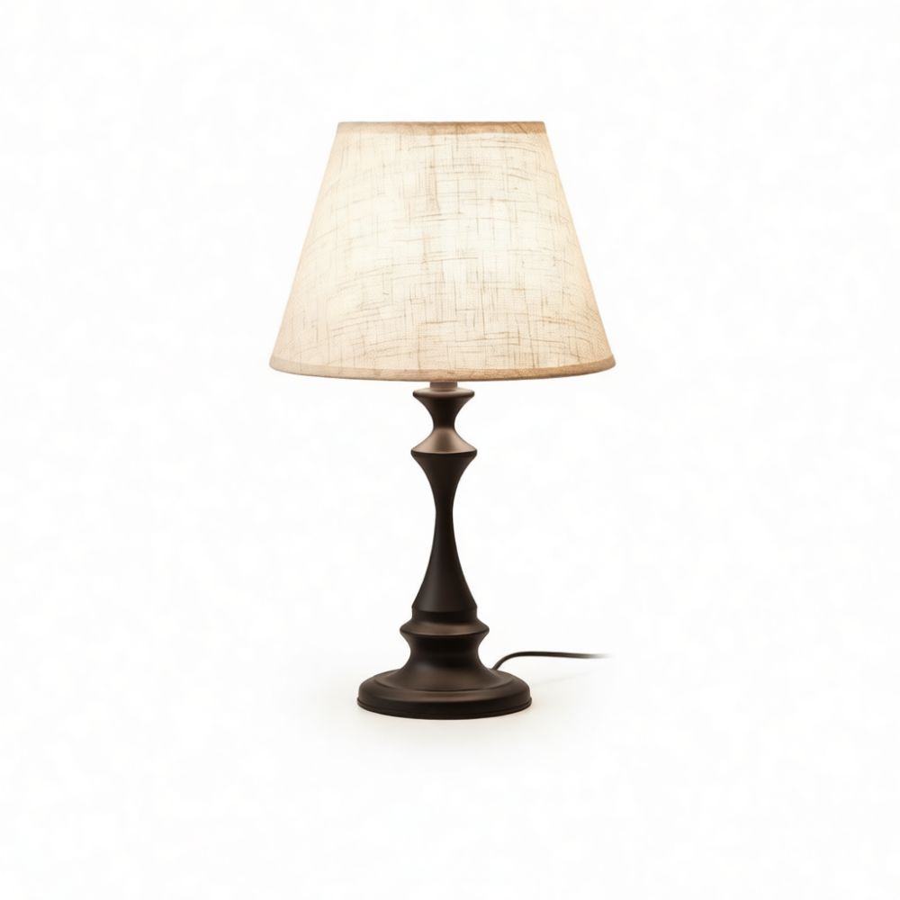 Desk Lamp - โคมไฟตั้งโต๊ะสไตล์อเมริกันเรโทร ไฟ LED ข้างเตียง โคมไฟอ่านหนังสือวินเทจ ปรับความสว่างได้