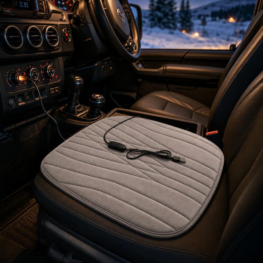 Office Chair Cushion - เบาะรองนั่งทำความร้อน ใช้พลังงาน USB 5V ให้ความอบอุ่นรวดเร็วภายใน 60