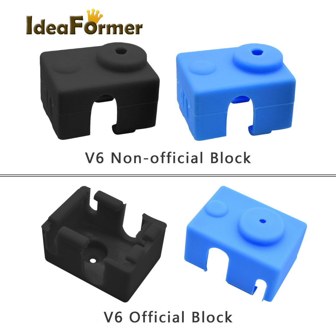Printer Stand - ซิลิโคนหุ้มหัวพิมพ์ 3 มิติ รุ่น V6 จำนวน