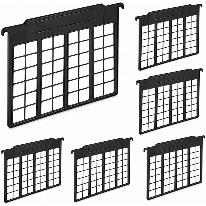 File Cabinet - A09R! 6 ชิ้น แผ่นแบ่งแฟ้มแบบแขวน ตัวแบ่งช่องตู้