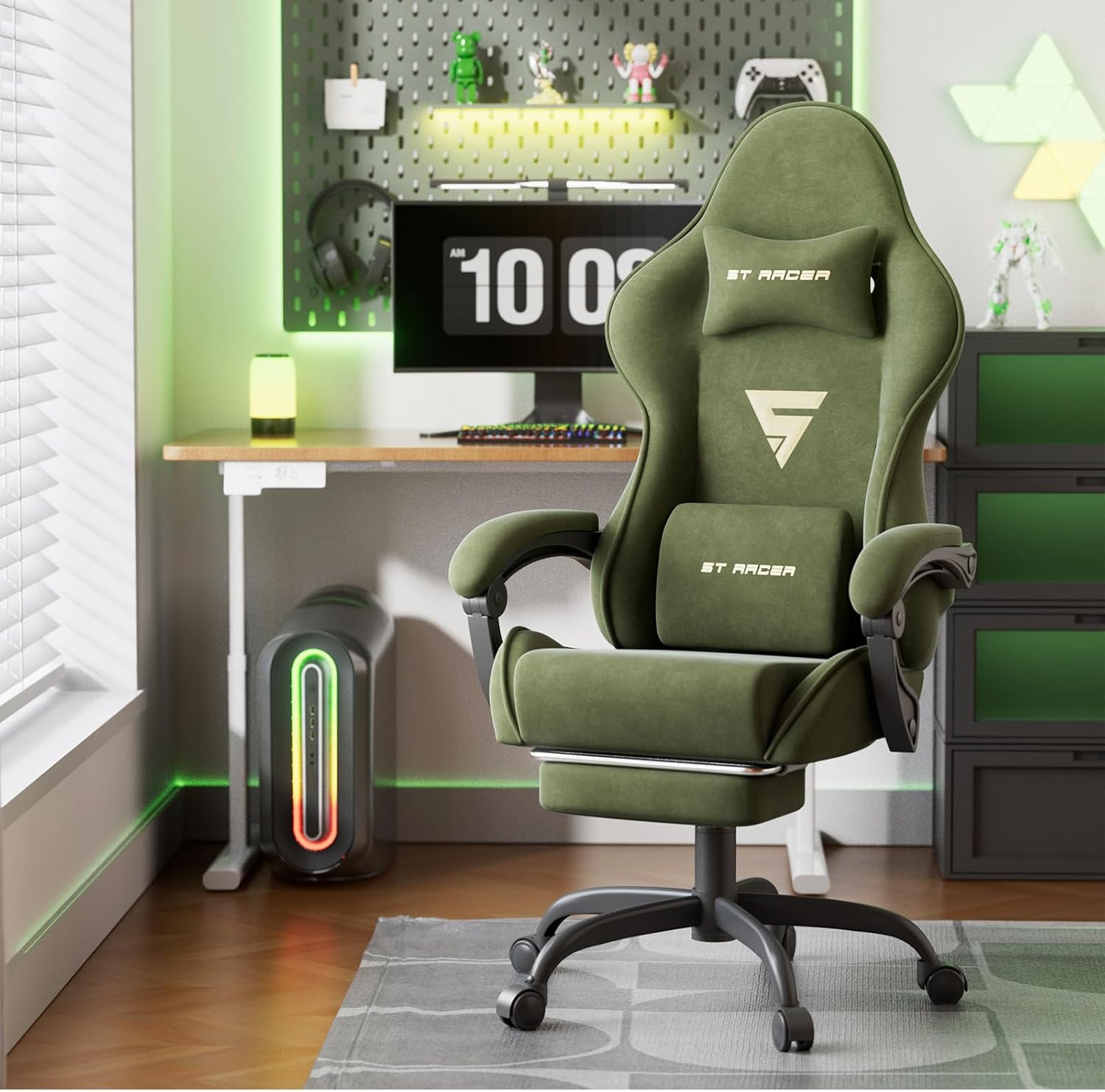 เก้าอี้เกมมิ่งสไตล์เรซซิ่งสำหร - Office Chair Cushion บทวิจารณ์และราคา