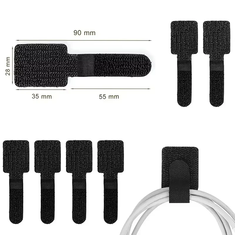 สายรัดเคเบิลแบบใช้ซ้ำได้ อุปกร - Desk Organizer บทวิจารณ์และราคา