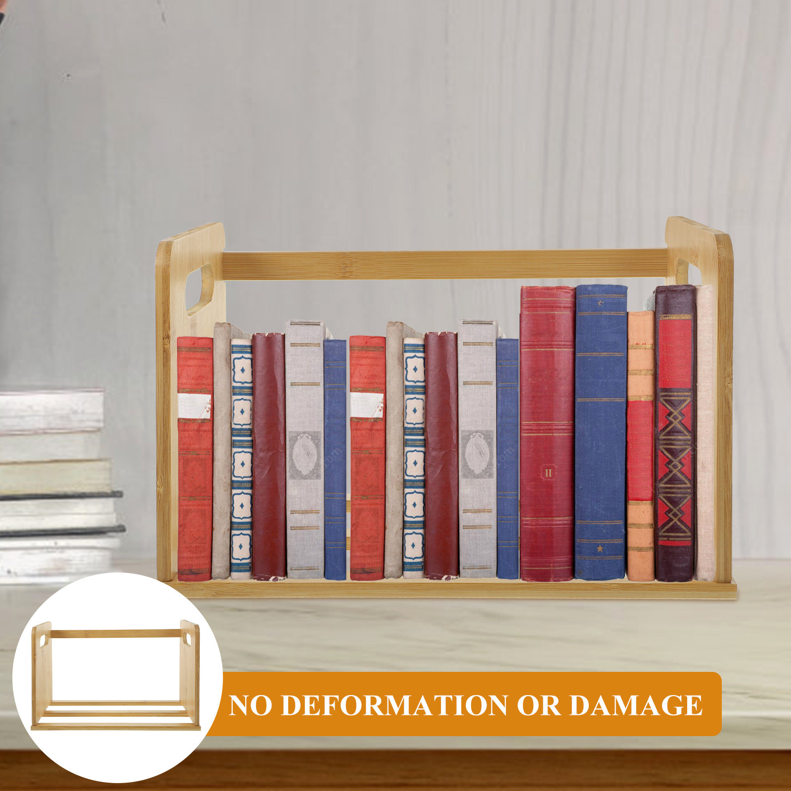 ชั้นวางหนังสือไม้สำหรับตั้งโต๊ - Bookshelf บทวิจารณ์และราคา
