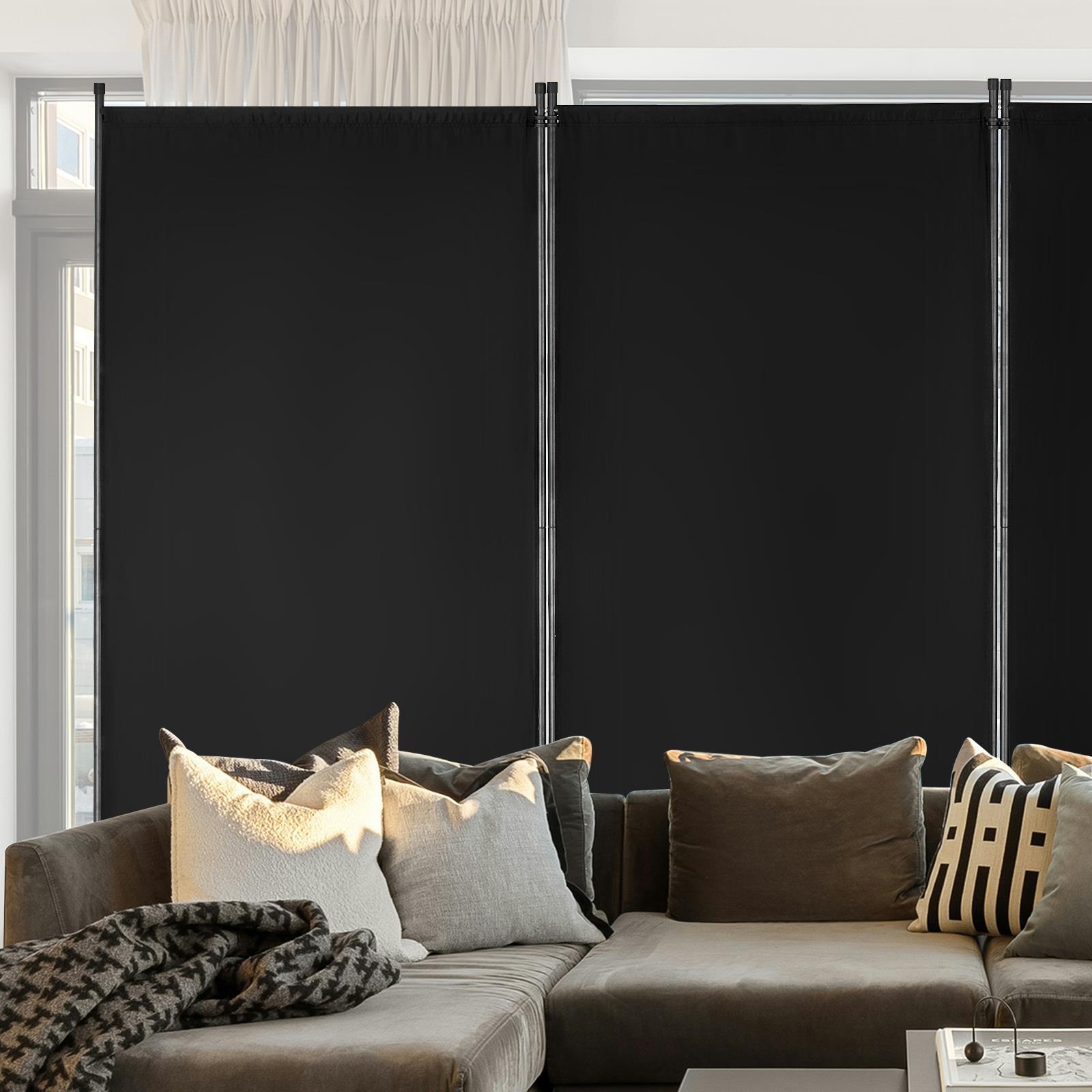 ฉากกั้นห้องแบบพับได้ 3 แผง ฉาก - Partition Screen Divider บทวิจารณ์และราคา
