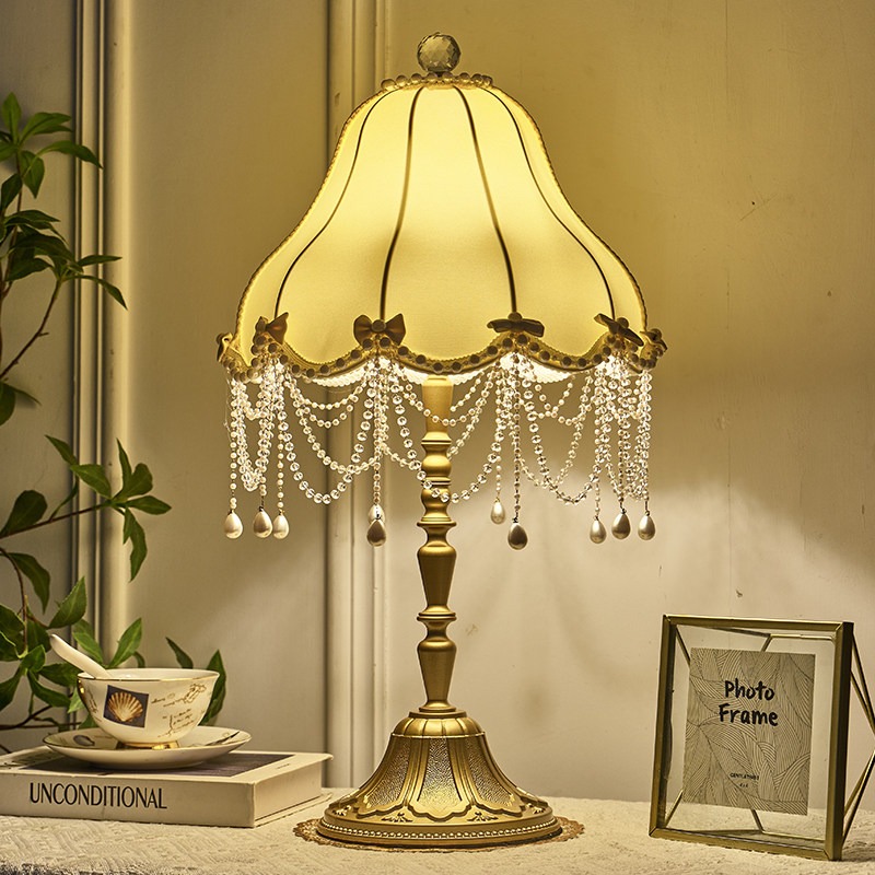 โคมไฟข้างเตียงห้องนอนสไตล์จีนใ - Desk Lamp บทวิจารณ์และราคา