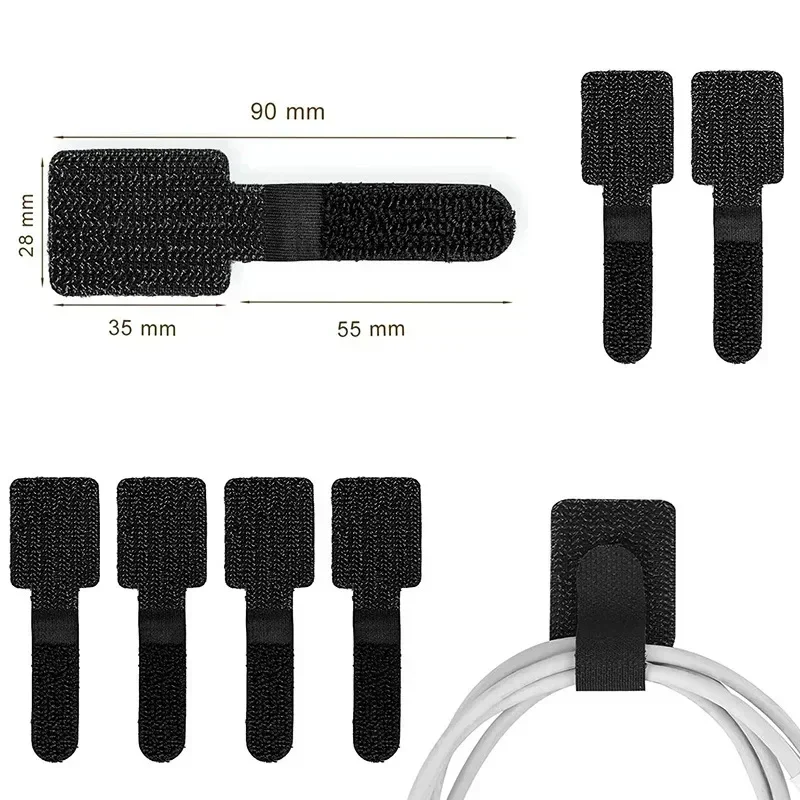 สายรัดเคเบิลแบบใช้ซ้ำได้รุ่นให - Desk Organizer บทวิจารณ์และราคา