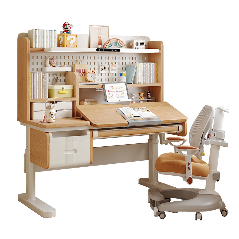 โต๊ะเขียนหนังสือไม้จริง โต๊ะเข - Desk Lamp บทวิจารณ์และราคา