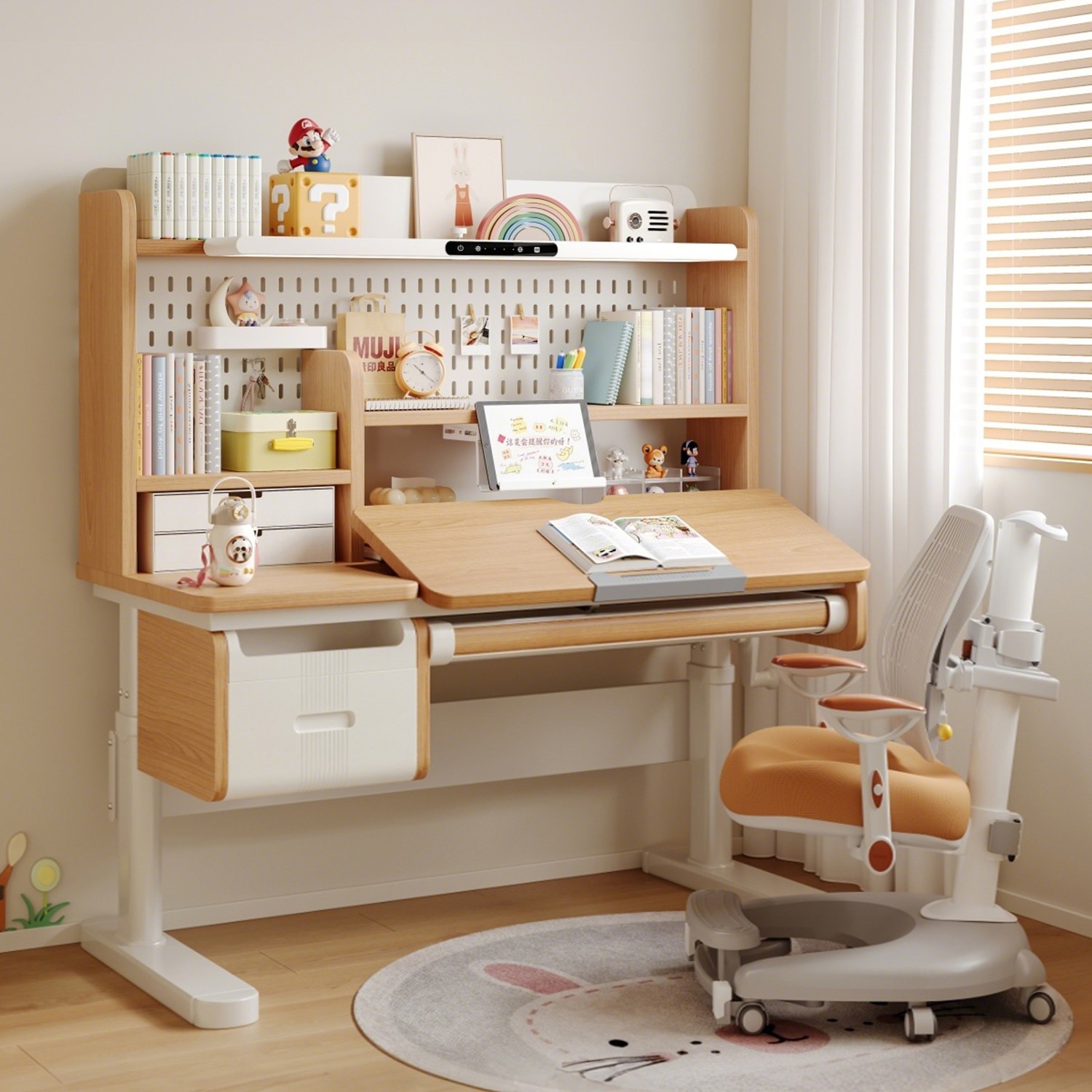 โต๊ะเขียนหนังสือไม้จริง โต๊ะเข - Desk Lamp บทวิจารณ์และราคา