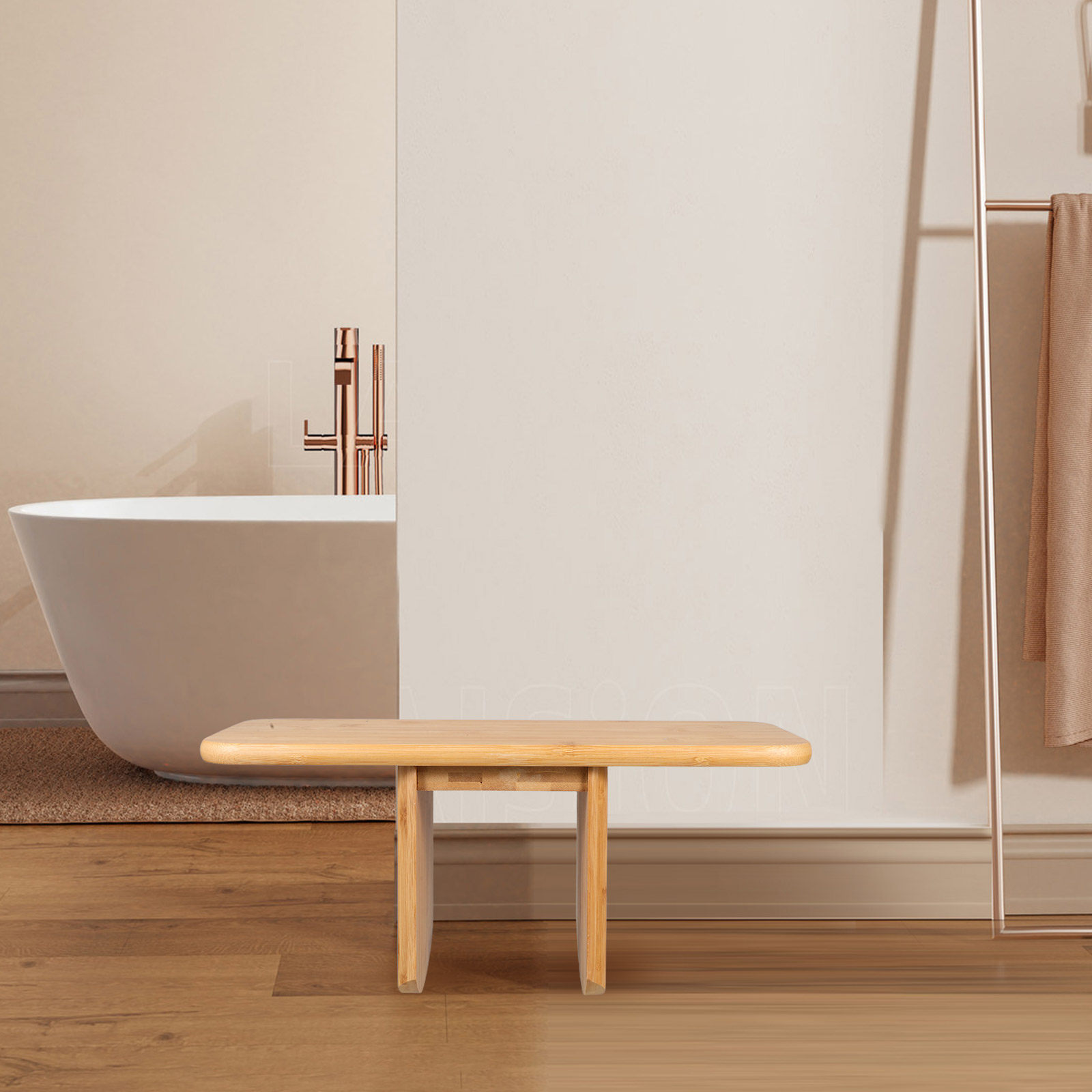 เก้าอี้ไม้ไผ่แบบพกพาอเนกประสงค - Office Stool บทวิจารณ์และราคา